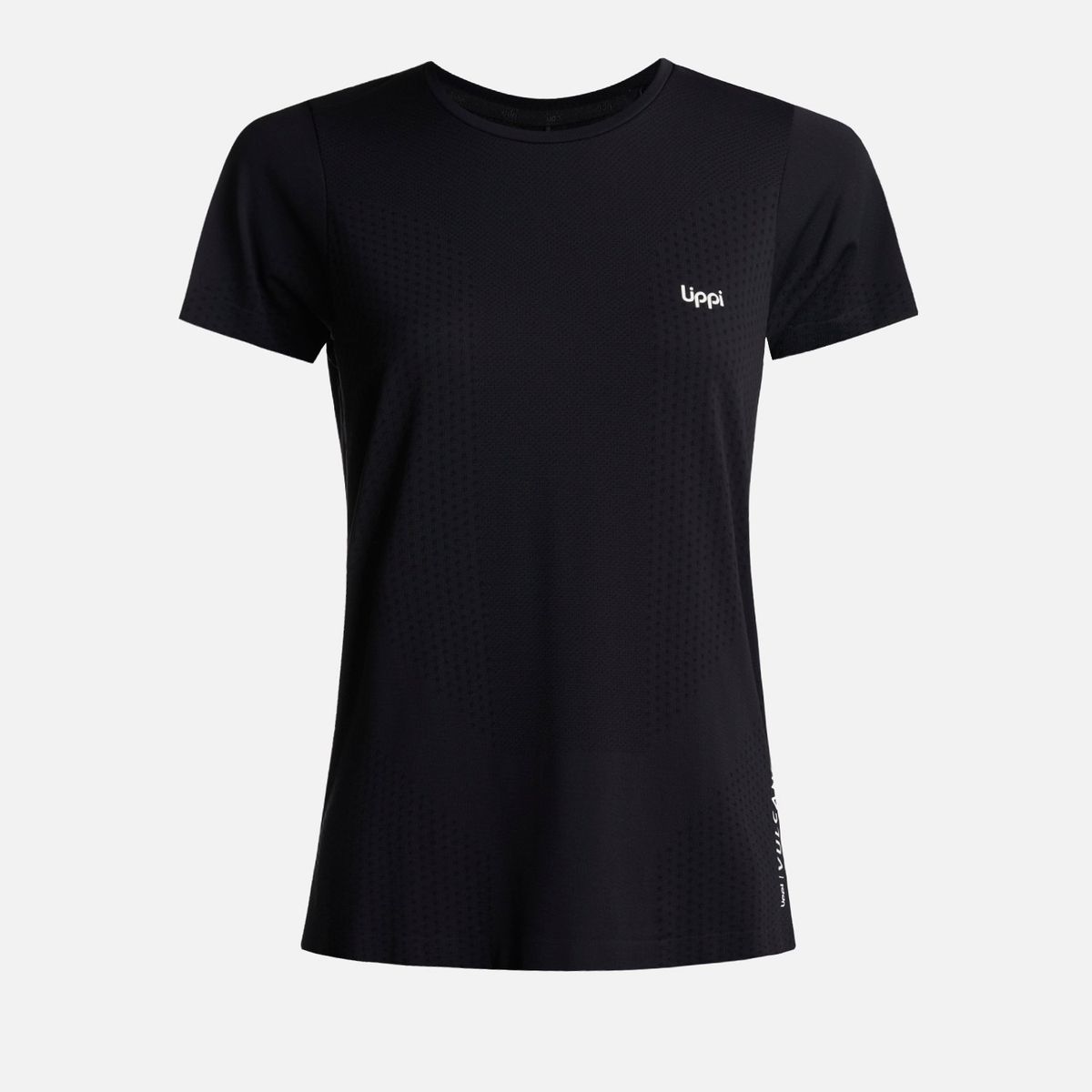 LIPPI - Polera Mujer  4 Run Seamless Trail Short Sleeve T-Shirt Negro Lippi