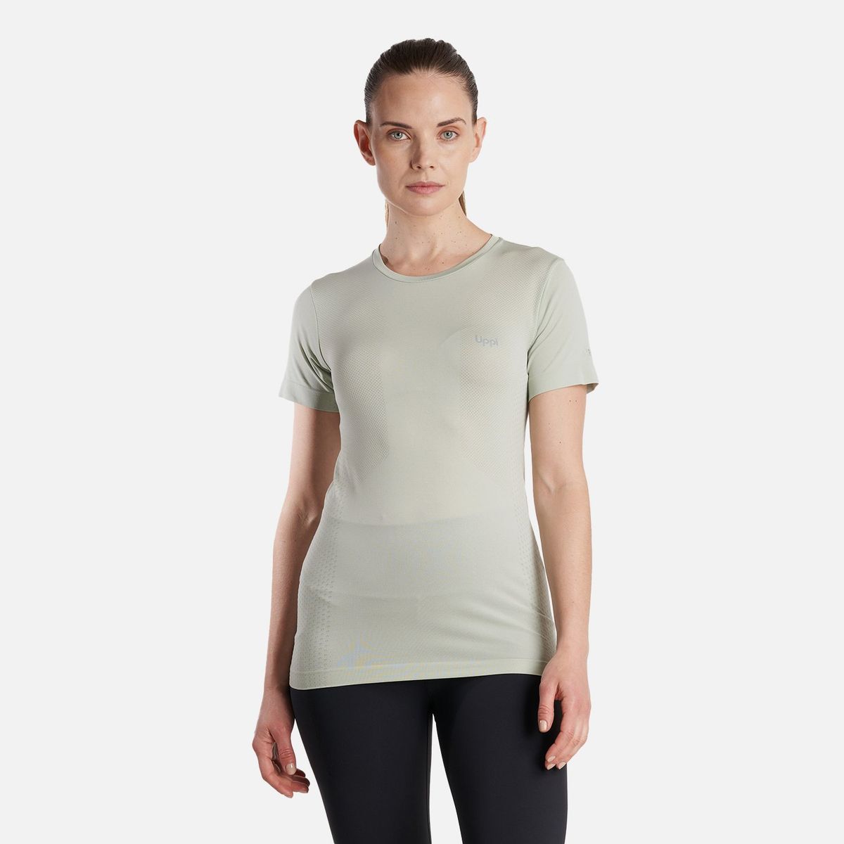 LIPPI - Polera Mujer  Challenge Seamless T-Shirt Jade Lippi