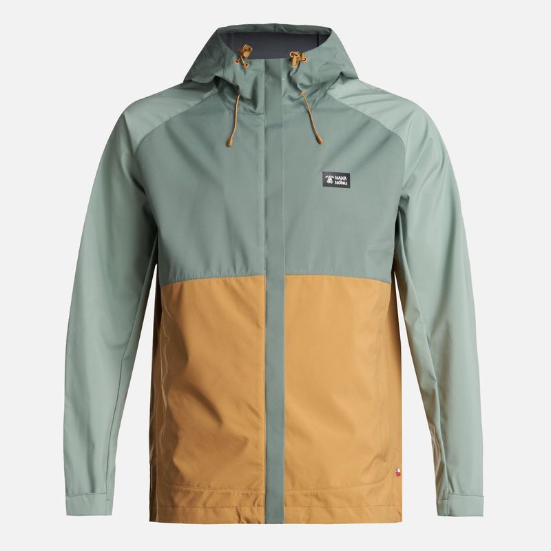 HAKA HONU - Chaqueta Hombre Terral Verde Musgo Haka Honu