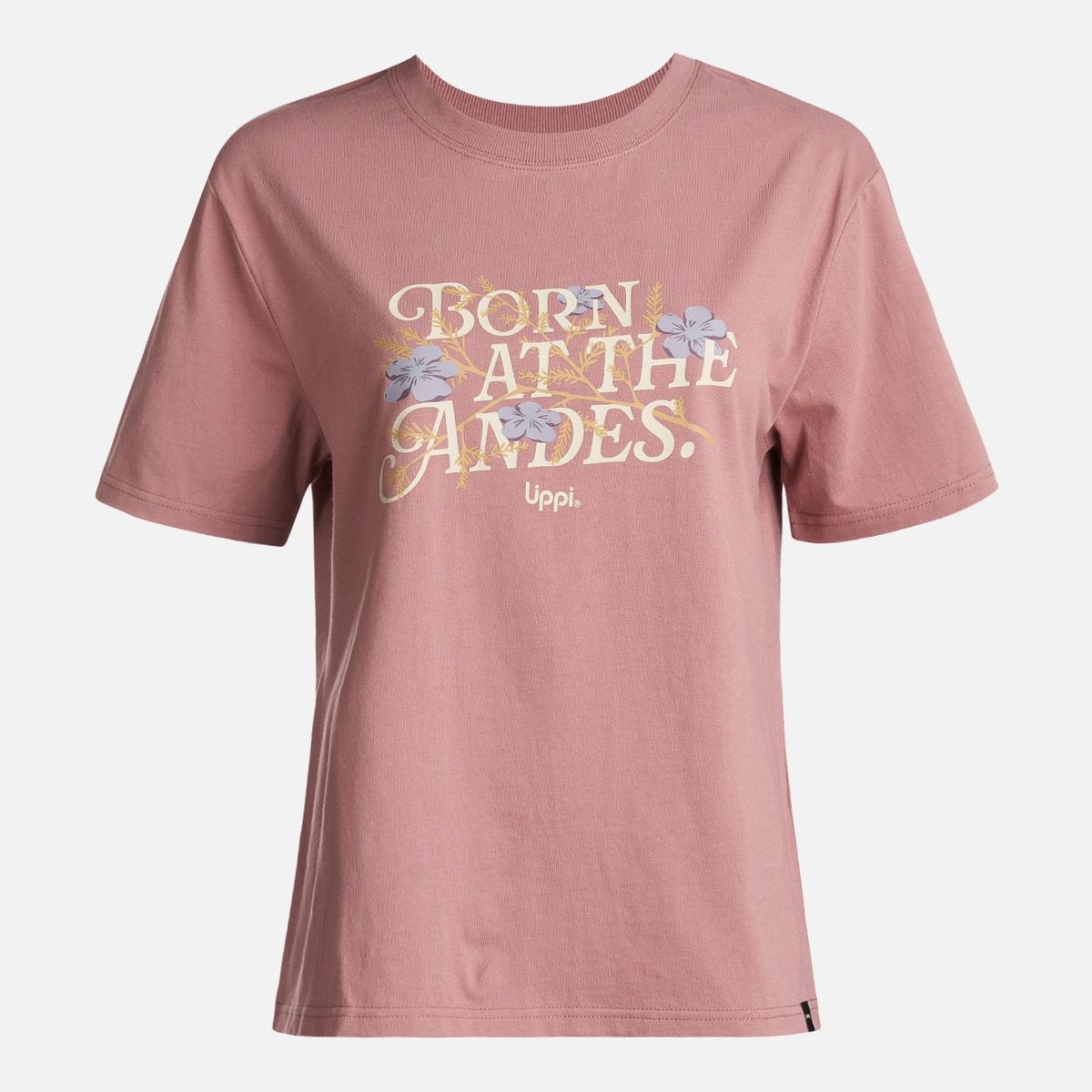 LIPPI - Polera Mujer  Logo Lippi T-Shirt Palo Rosa Lippi