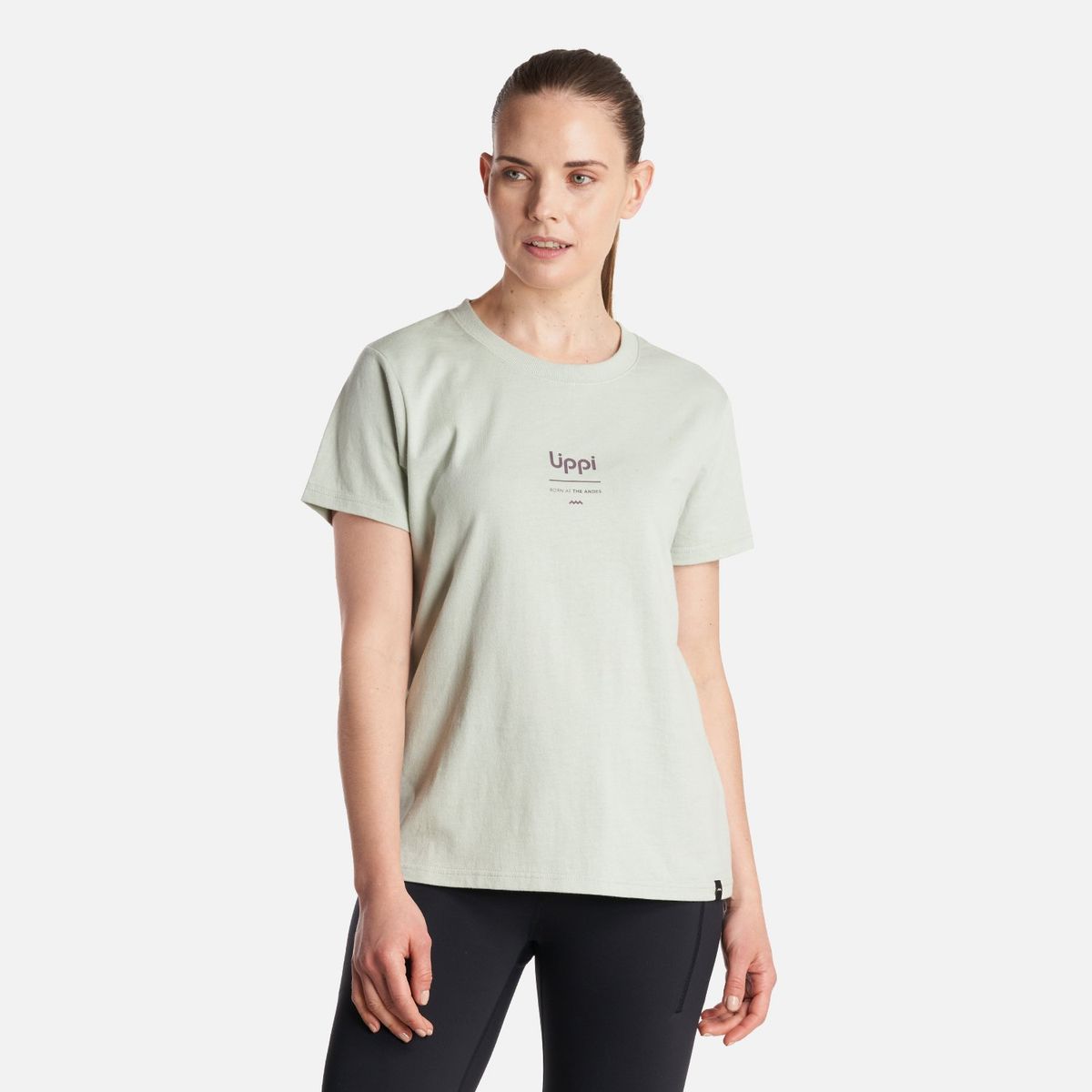 LIPPI - Polera Mujer  Ulmo Mid Point T-Shirt Jade Lippi