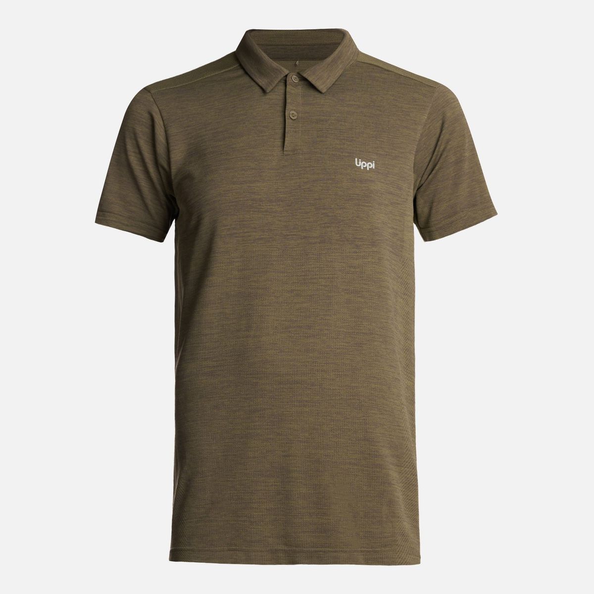LIPPI - Polera Hombre B-Classic Seamless Polo Verde Oliva Lippi
