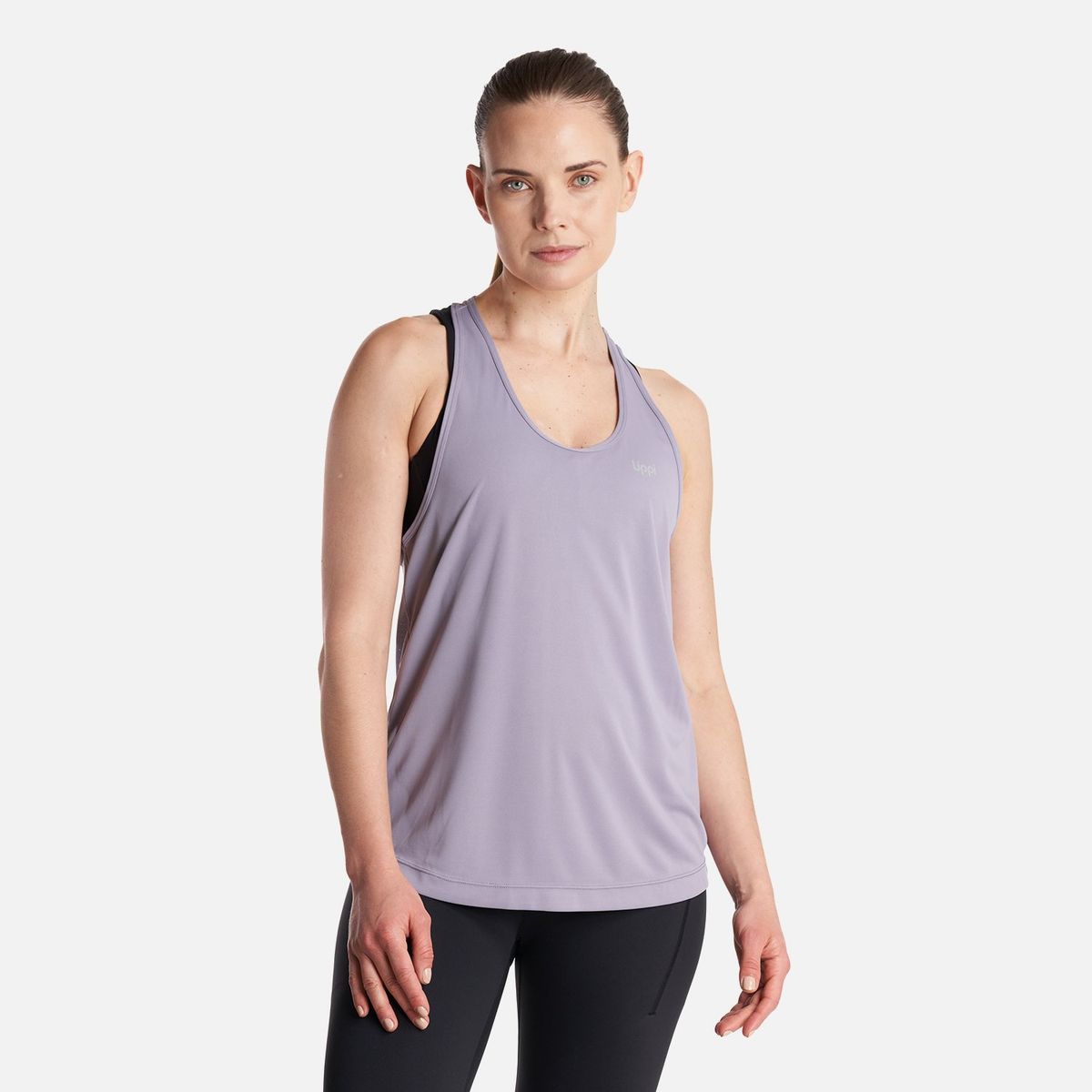 LIPPI - Polera Mujer  Workout Q-Dry Tank T-Shirt Morado Claro Lippi