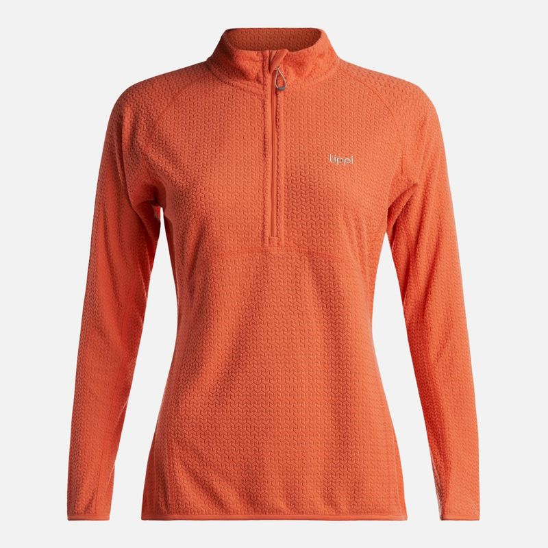 LIPPI - Poleron Mujer  Jacaranda Nano-F 14 Zip Salmon Lippi