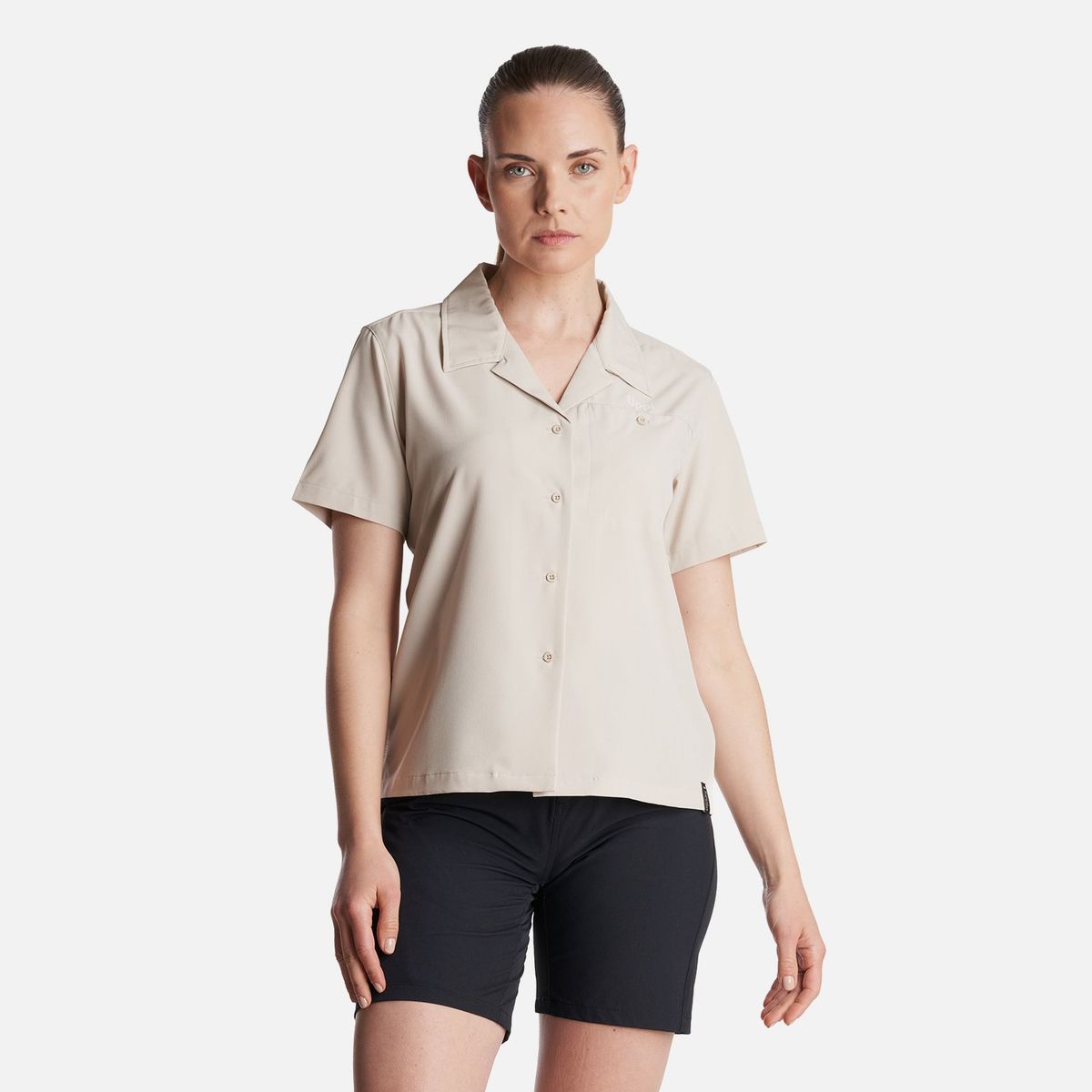 LIPPI - Camisa Mujer  Murallon Q- Dry Shirt Crema Lippi