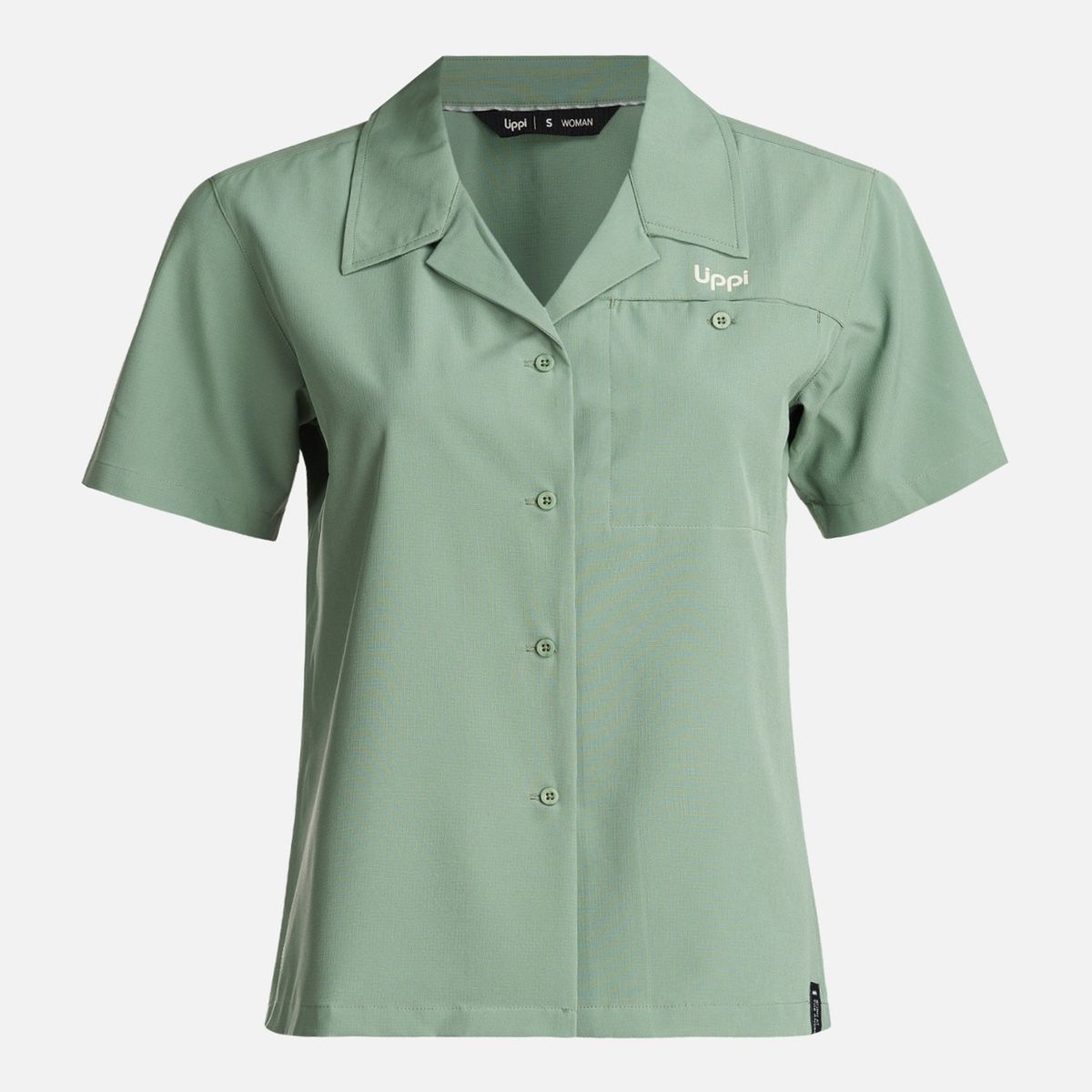 LIPPI - Camisa Mujer  Murallon Q- Dry Shirt Verde Claro Lippi