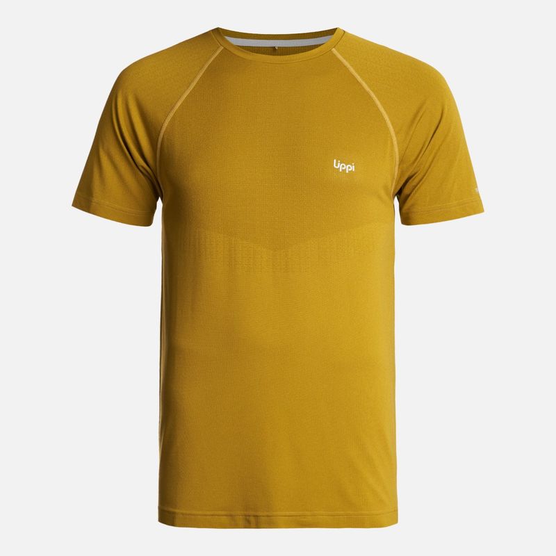 LIPPI - Polera Hombre Essential Sport T-Shirt Mostaza Oscuro Lippi
