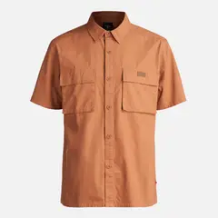 HAKA HONU - Camisa Hombre Safari Cafe Claro