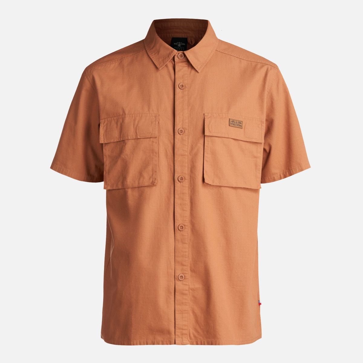 HAKA HONU - Camisa Hombre Safari Cafe Claro Haka Honu