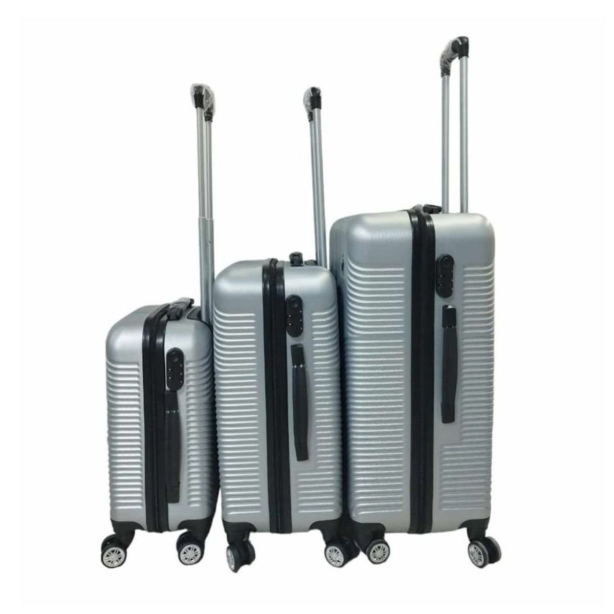 GENERICO - Set 3 maletas de viaje COLORES