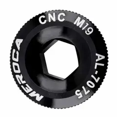 GENERICO - Tapa Perno Biela Aluminio Bicicleta M19 Mtb
