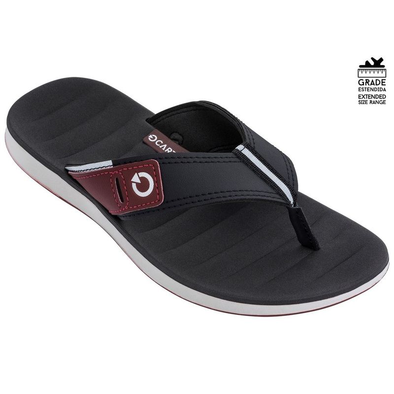CARTAGO - Sandalia Hombre Negro Malaga Thong 006 Cartago