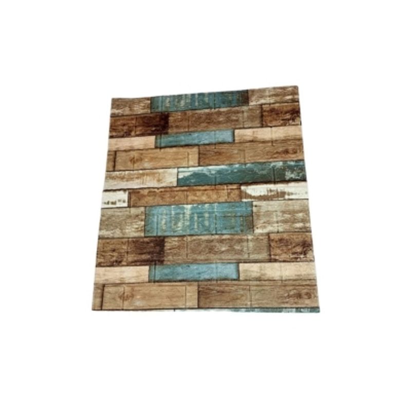 GENERICO - Lamina 3D Panel Autoadhesivas 70x77 Muralla Efecto Madera