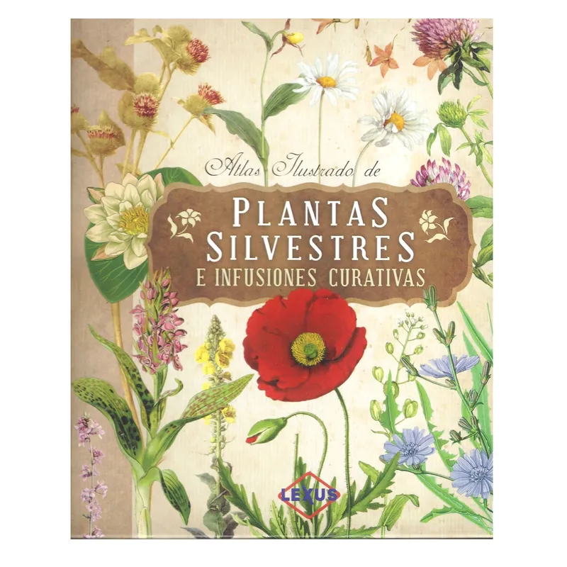 LEXUS EDITORES - Atlas ilustrado de plantas silvestres e infusiones curativas