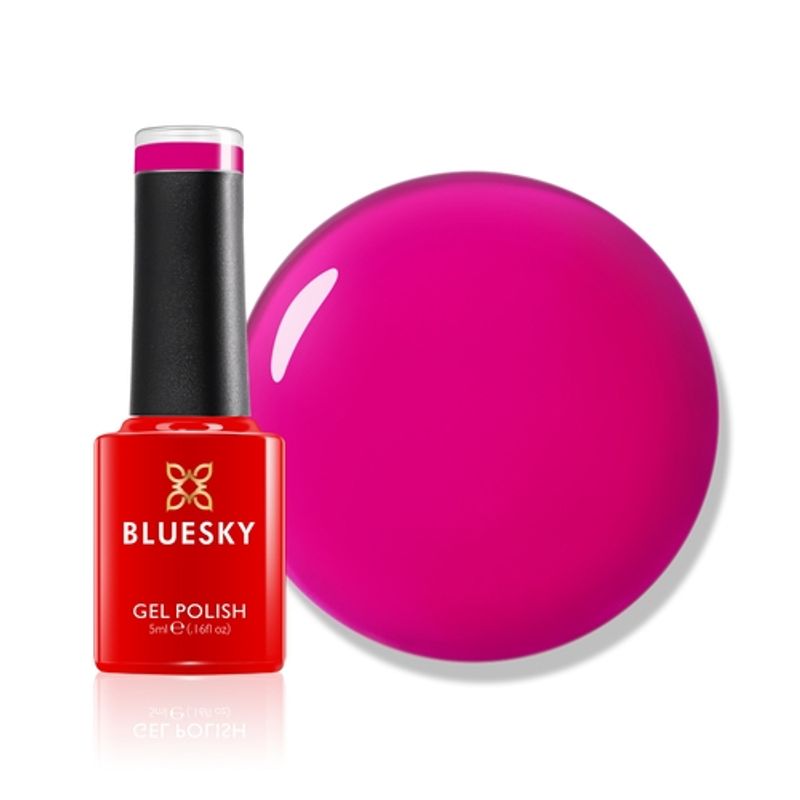 BLUESKY - Bluesky Esmalte Gel 5 ml - Fucsia Efecto Jelly.