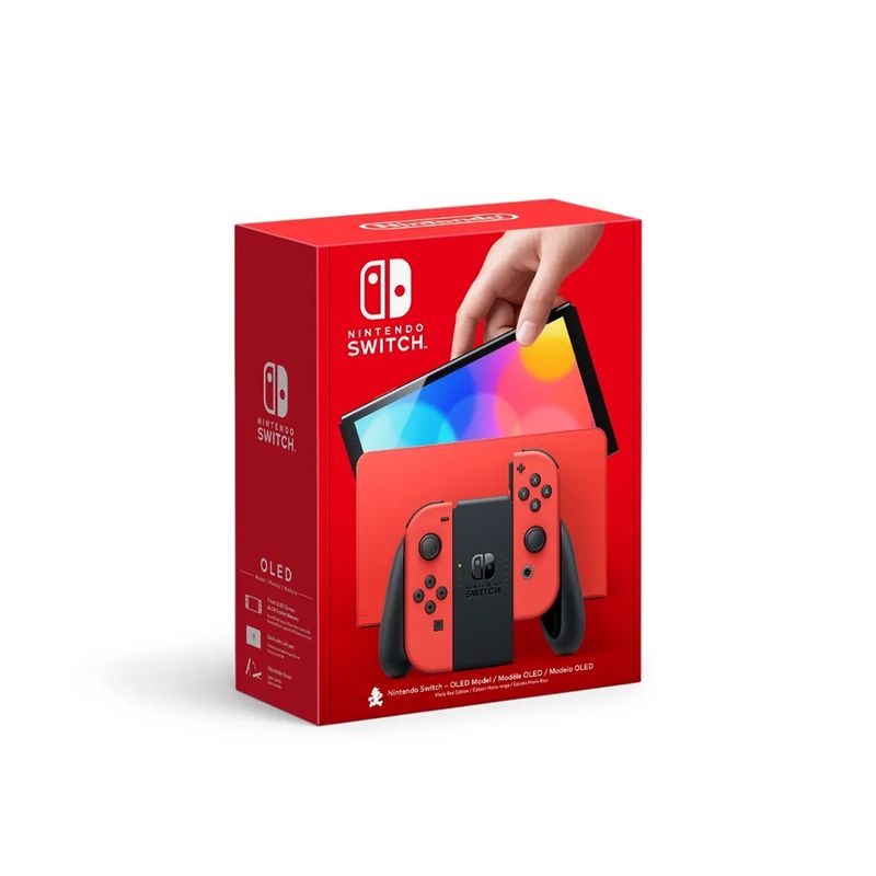 NINTENDO - CONSOLA NINTENDO SWITCH OLED RED MARIO EDITION