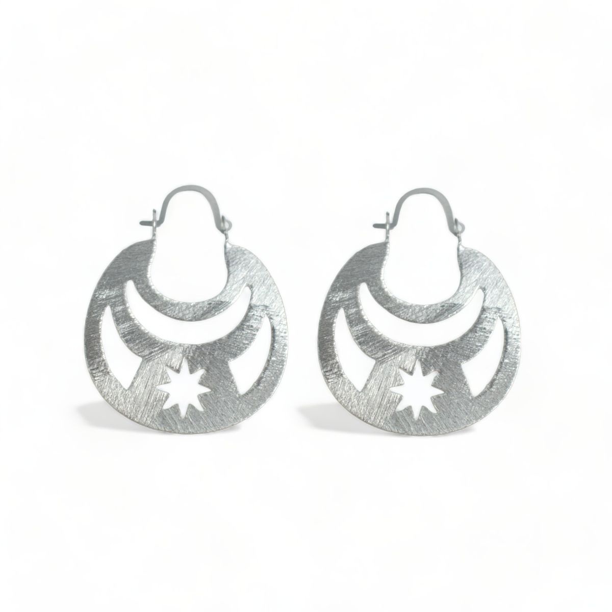 GENERICO - Aro Cultura Mapuche Peltre Bañado En Plata