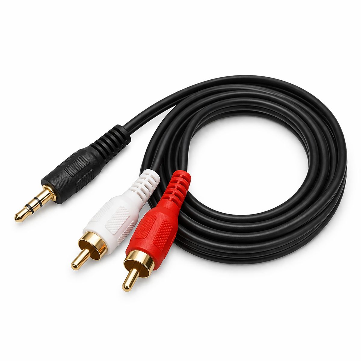 ULINK - Cable de Audio (2X1) Jack 3.5mm a RCA 3 MT Ulink Deluxe Line