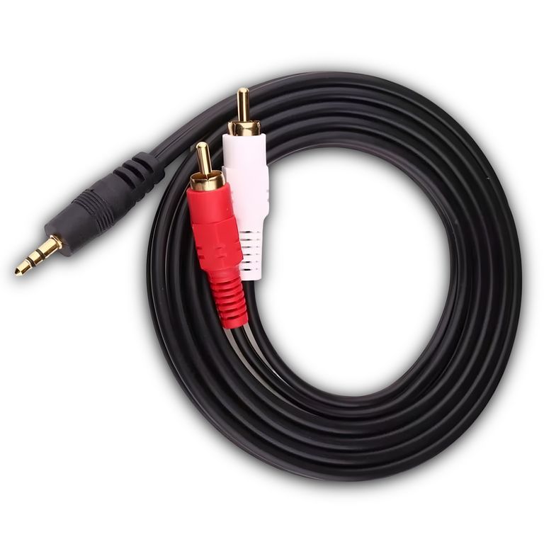 Cable de Audio (2X1) Jack 3.5mm a RCA 3 MT Deluxe Line