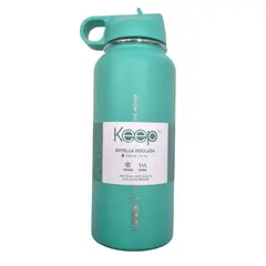 KEEP - Botella Insulada 1Lt Colores Turquesa - Verde