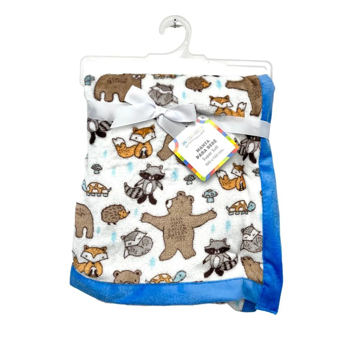 BEST HOUSE - Manta para bebé 100x150cm Niño