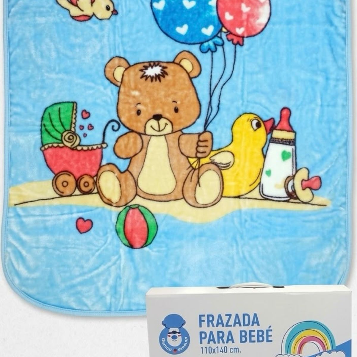 BEST HOUSE - Manta-Frazada para bebé 110x140cm Niño