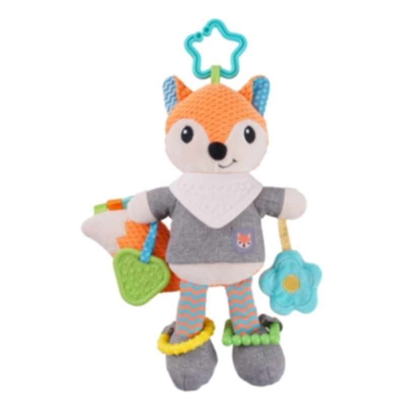 TEDMIMAK - Peluche Interactivo Colgante para Bebés Tedmimak Naranja