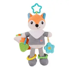 TEDMIMAK - Peluche Interactivo Colgante para Bebés Naranja