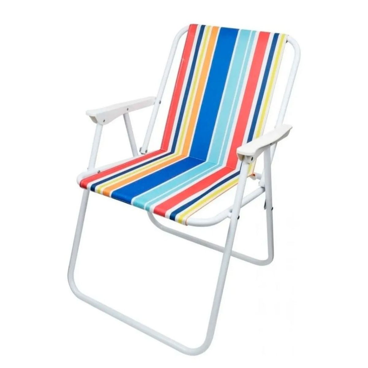 GENERICO - Silla Plegable para Jardin Playa Piscina Terraza Multicolor PACK 2 sillas