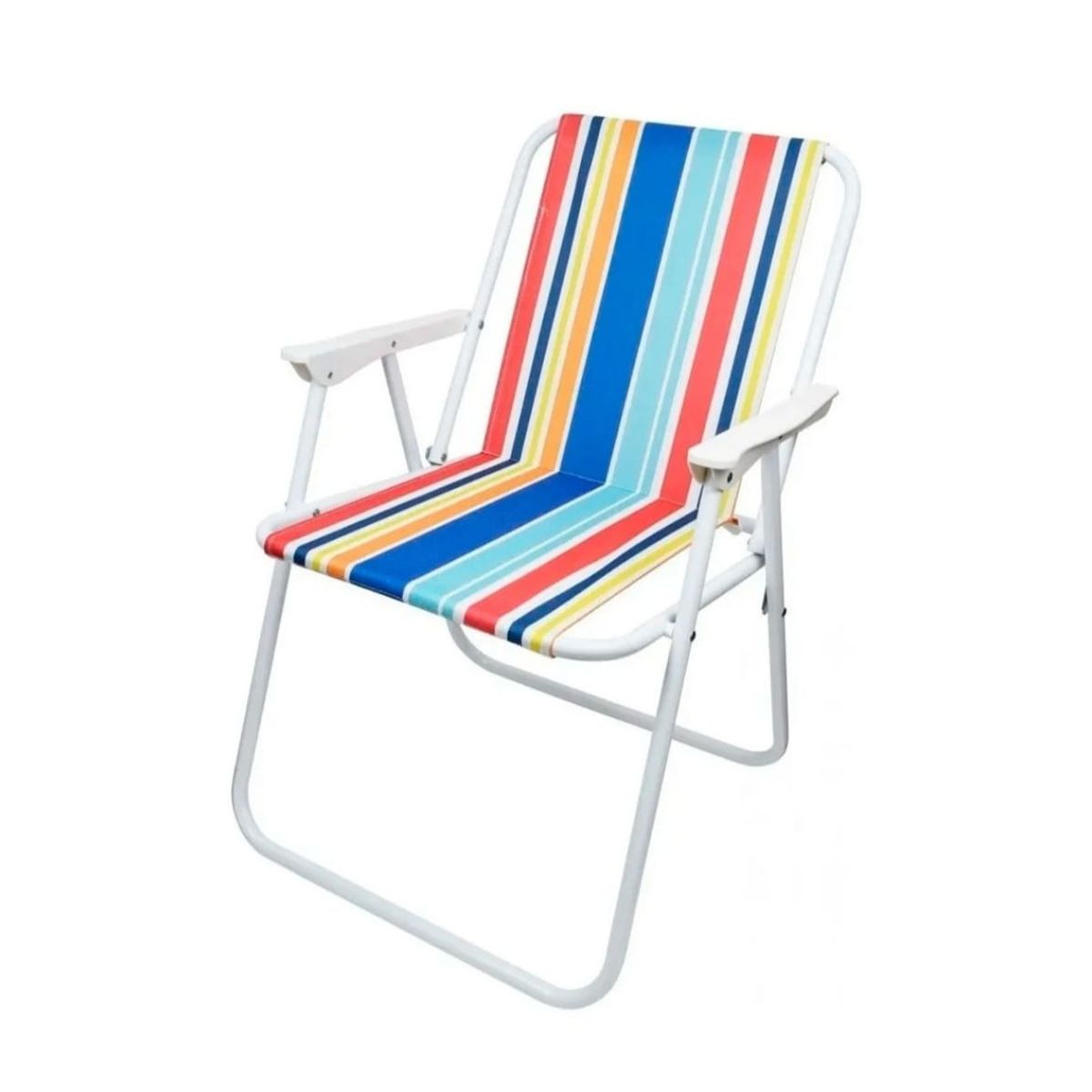 GENERICO - Silla Plegable para Jardin Playa Piscina Terraza Multicolor PACK 2 sillas