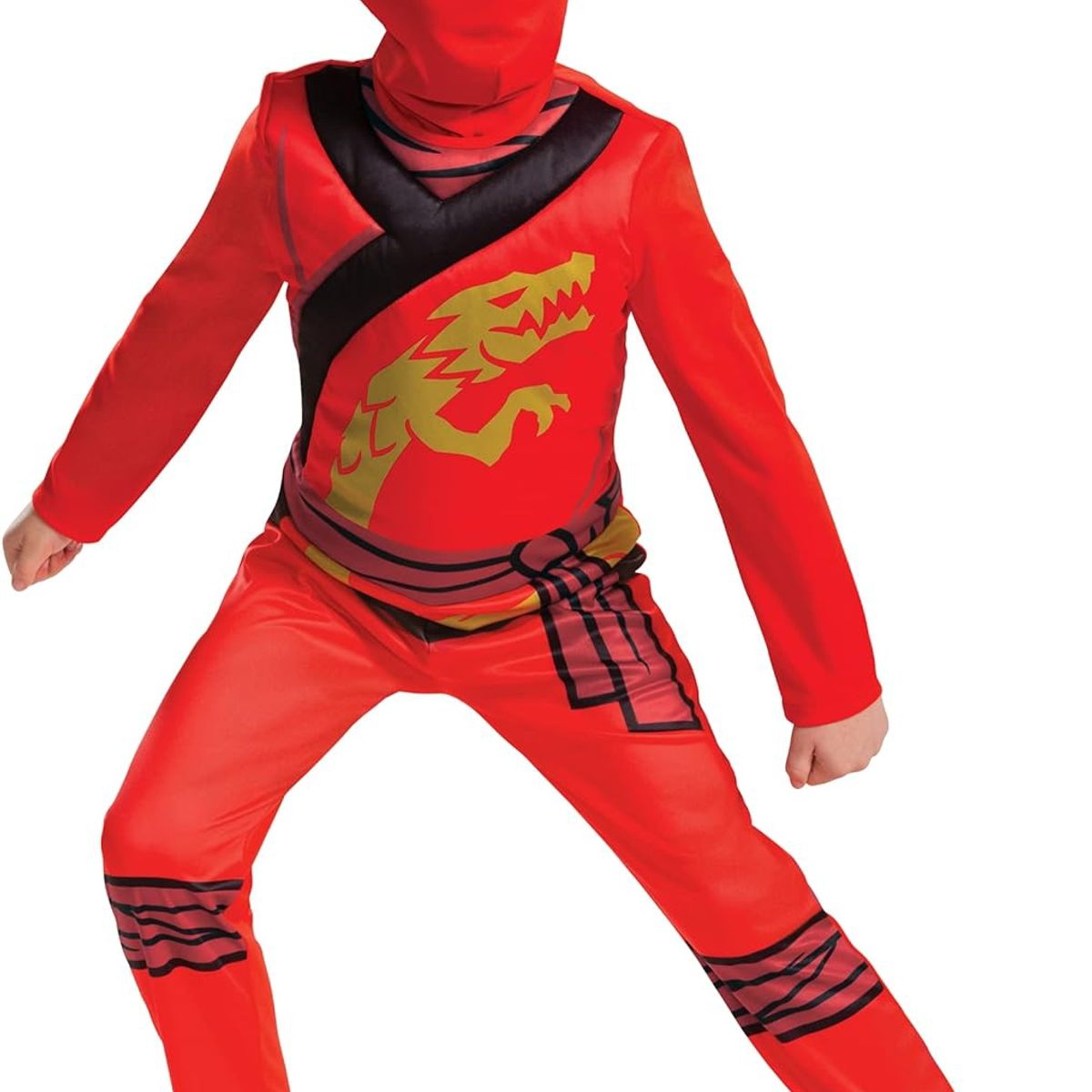 DISGUISE - Disfraz Ninja Lego Ninjago Modelo Kai Original Talla 7-8