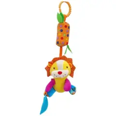 TEDMIMAK - Peluche Leon Colgante con Mordedor para Bebés