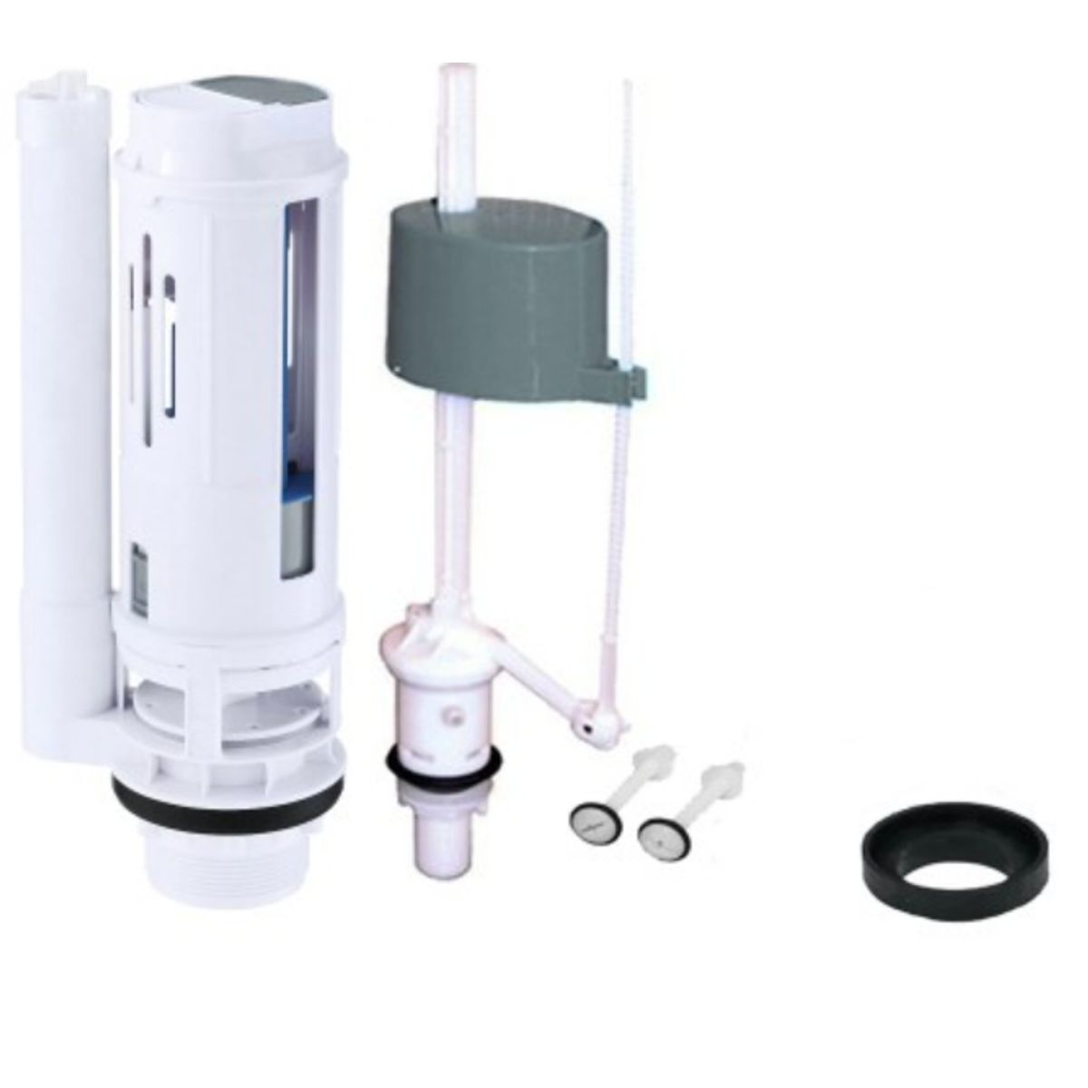 GENERICO - Kit Valvula Completo 20cm Fitting para Baño 20 cm con Boton