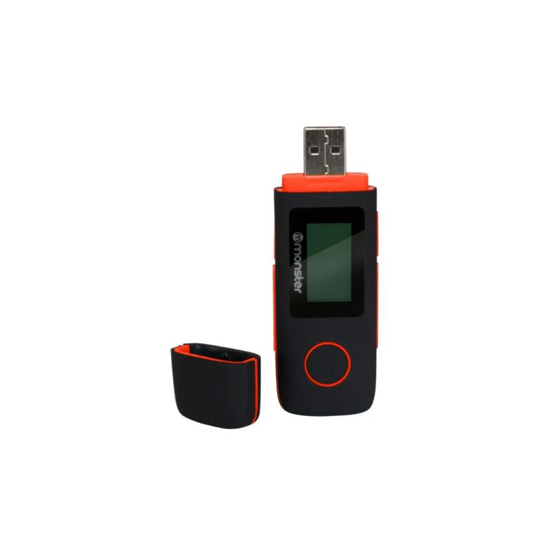 MONSTER AUDIO - Reproductor MP3 16GB Rojo Monster 087RD