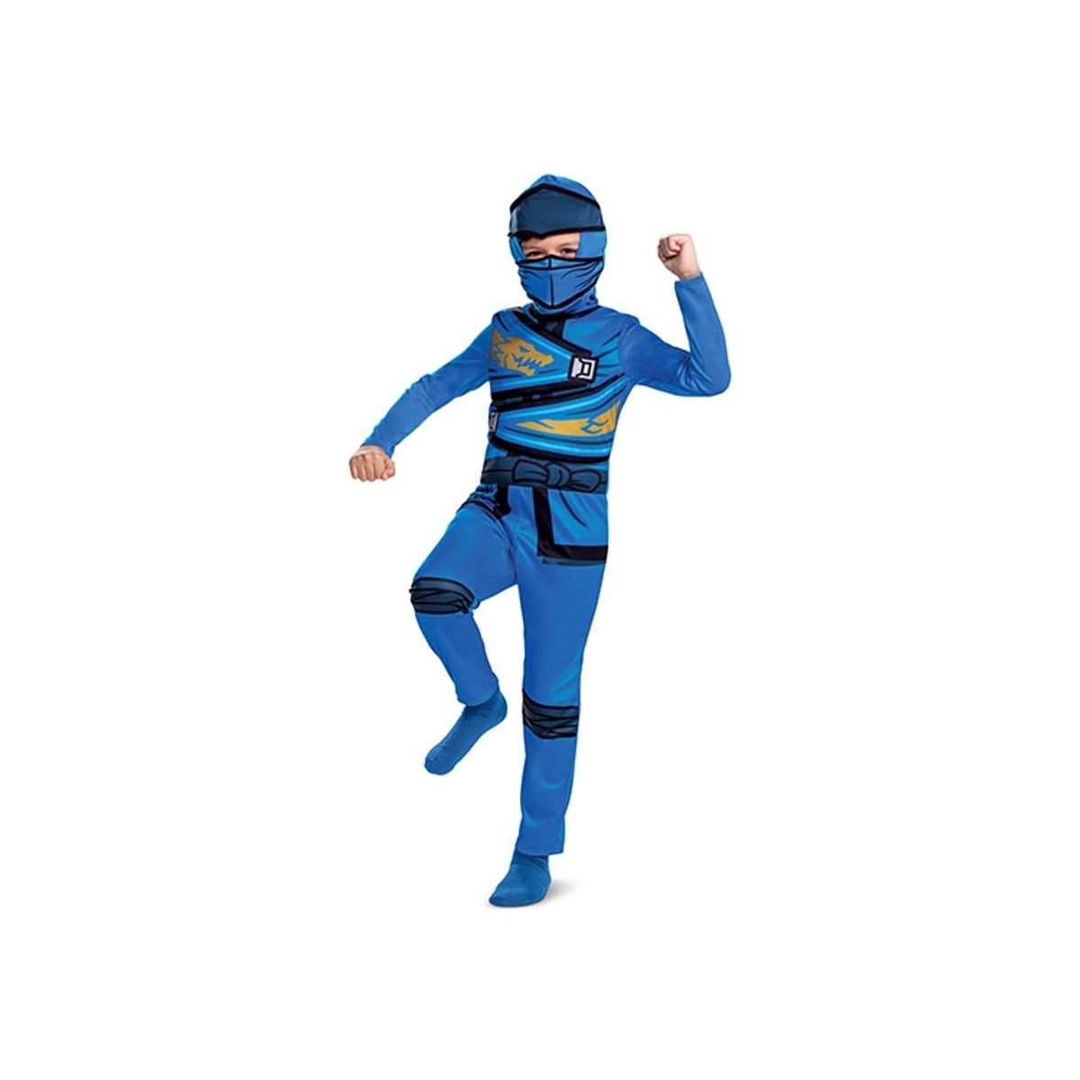 DISGUISE - Disfraz Ninja Lego Ninjago Modelo JAY Original Talla 7-8