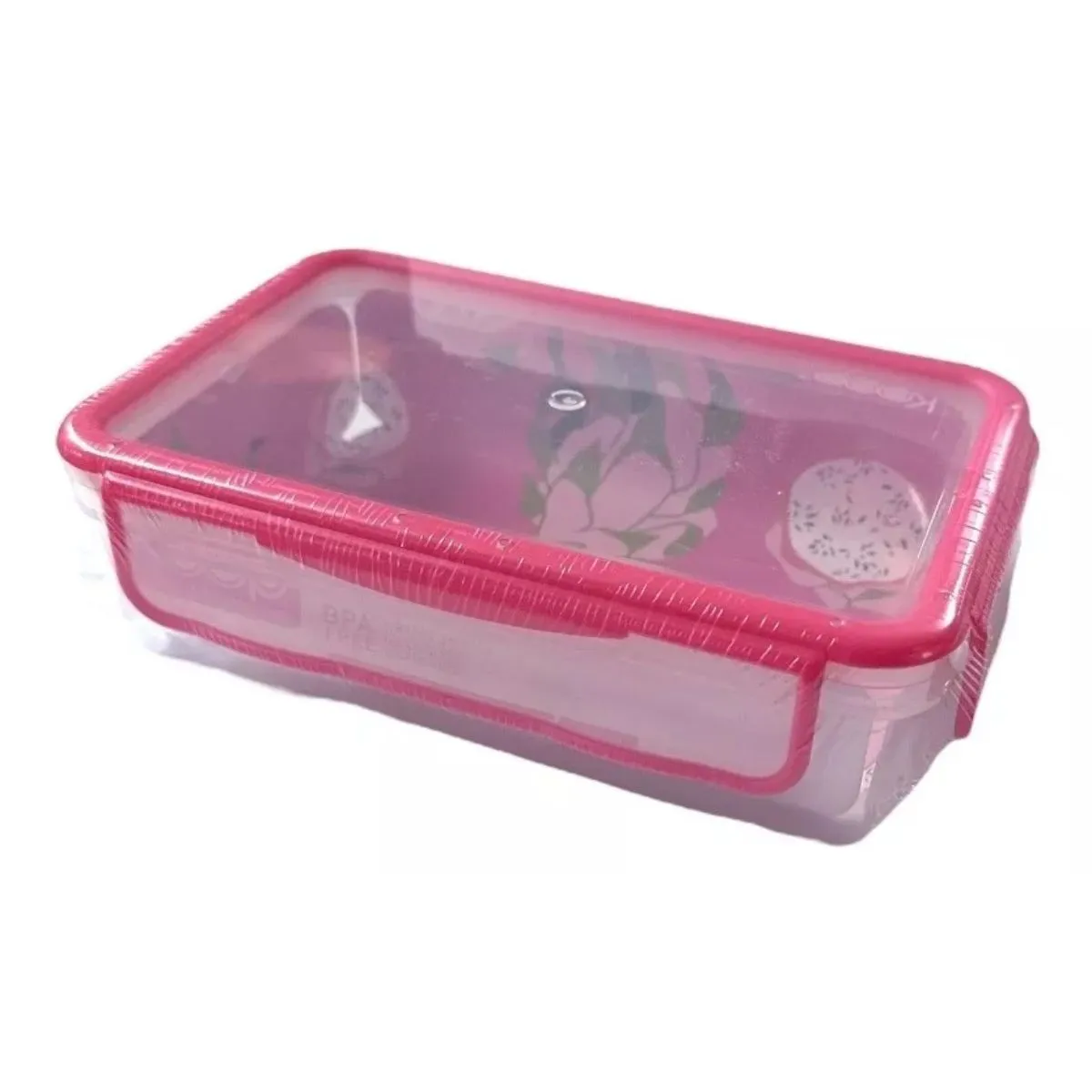 KEEP - Hermético Plástico Rectangular 900ml Keep Fucsia KEEP