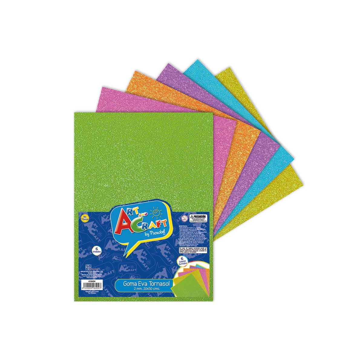 PRONOBEL - Goma Eva Tornasol Art & Craft