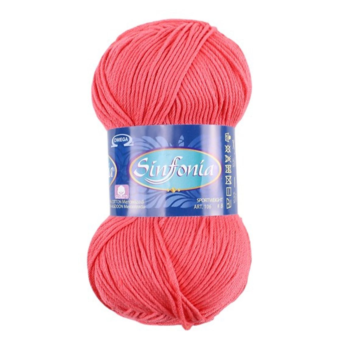 OMEGA - Algodón Sinfonía 100 gr. Coral