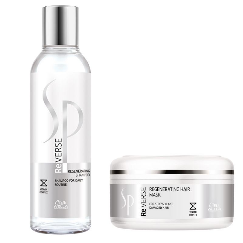 WELLA - Shampoo y Mascara SP Reverse Wella Reparación.