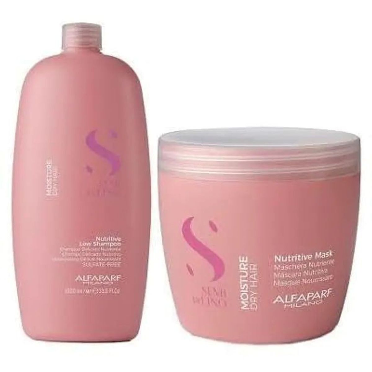 ALFAPARF MILANO - Shampoo y Mascara Nutrición Alfaparf 1 litro.