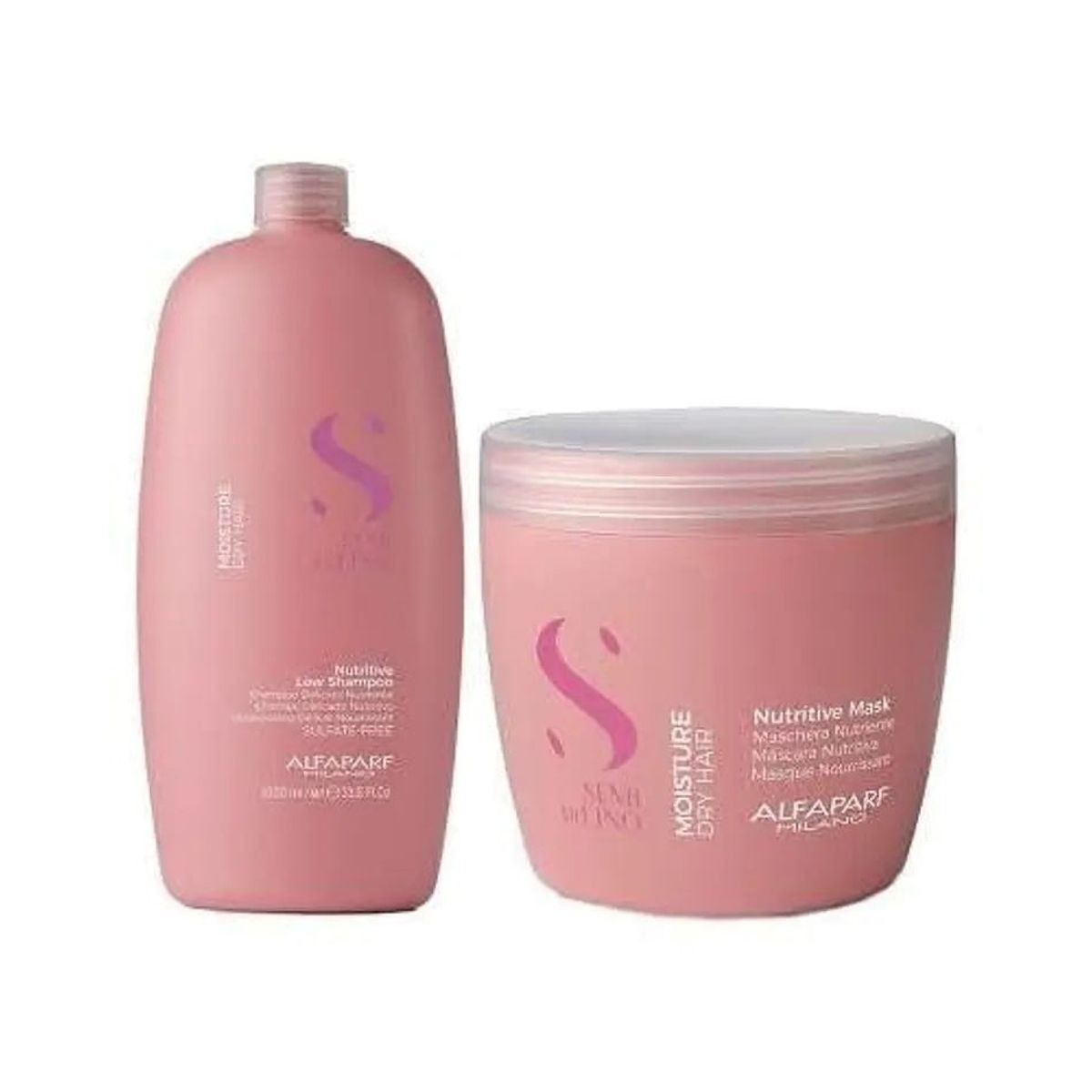 ALFAPARF MILANO - Shampoo y Mascara Nutrición Alfaparf 1 litro.