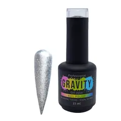 GRAVITY - Plateado Esmalte Permanente Profesional 15ml 011.