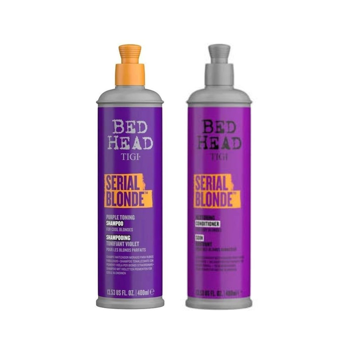 TIGI - Shampoo y Acondicionador para Rubios Serial Blonde Tigi Bed Head.