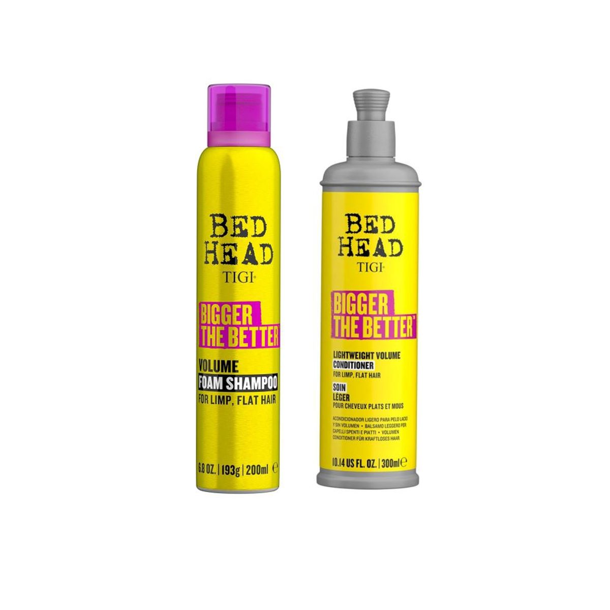 TIGI - Shampoo y Acondicionador Voluminizador Bed Head Tigi.