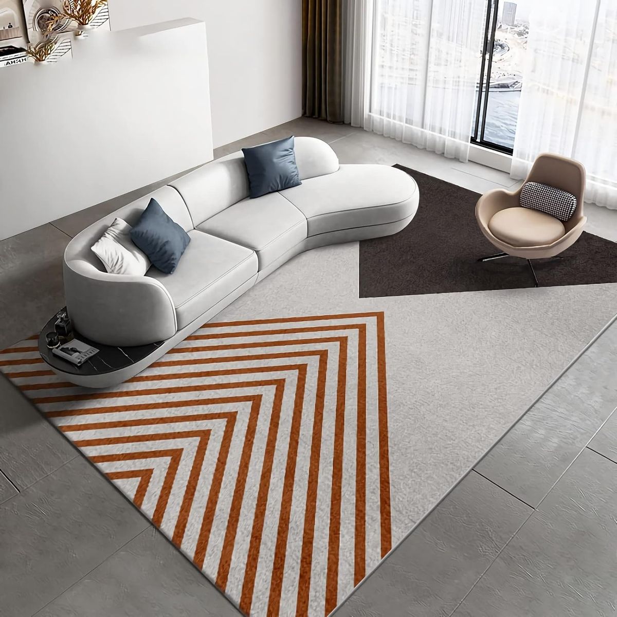 DIANA - ALFOMBRAS CON DISEÑO COMBINABLES estampado160X200 cm antideslizante