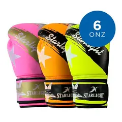 GENERICO - Guantes de boxeo Starlight Mod 6 Onz Naranjo Xtq-017