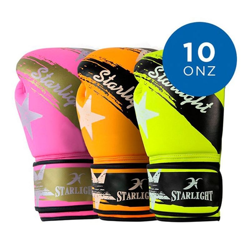 GENERICO - Guantes de boxeo Starlight Mod 10 Onz Rosado Xtq-017