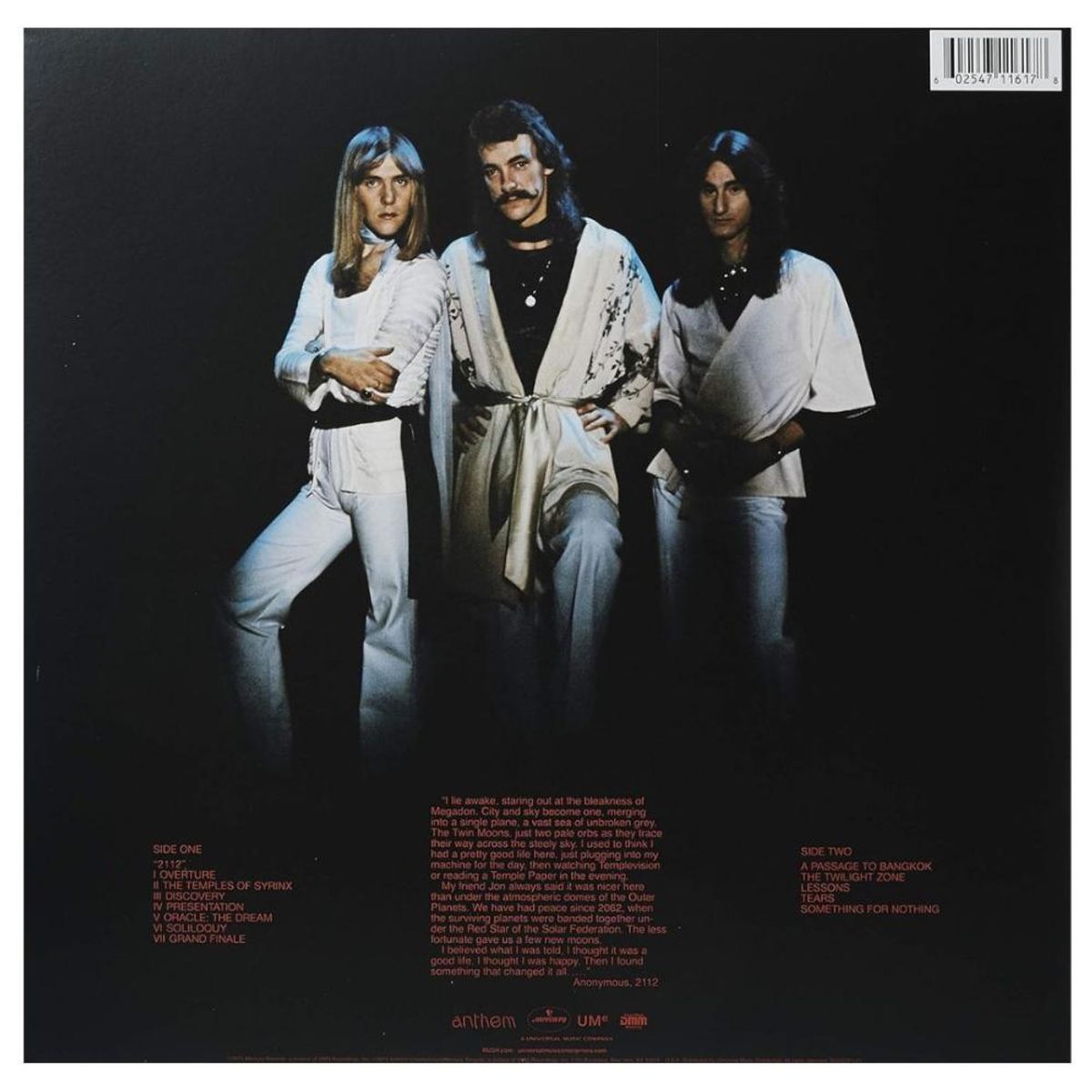 HITWAY MUSIC - RUSH - 2112 (180GRS) - VINILO HITWAY MUSIC