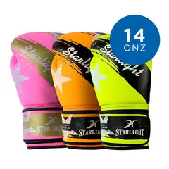 GENERICO - Guantes de boxeo Starlight Mod 14 Onz Amarillo Xtq-017
