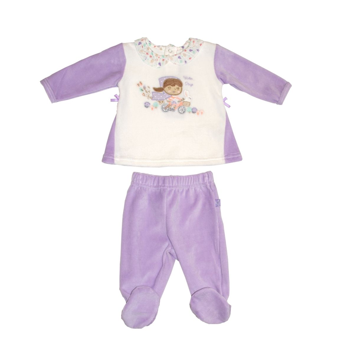 PILLIN - Conjunto Plush Bebé Niña Lila Pillin PILLIN